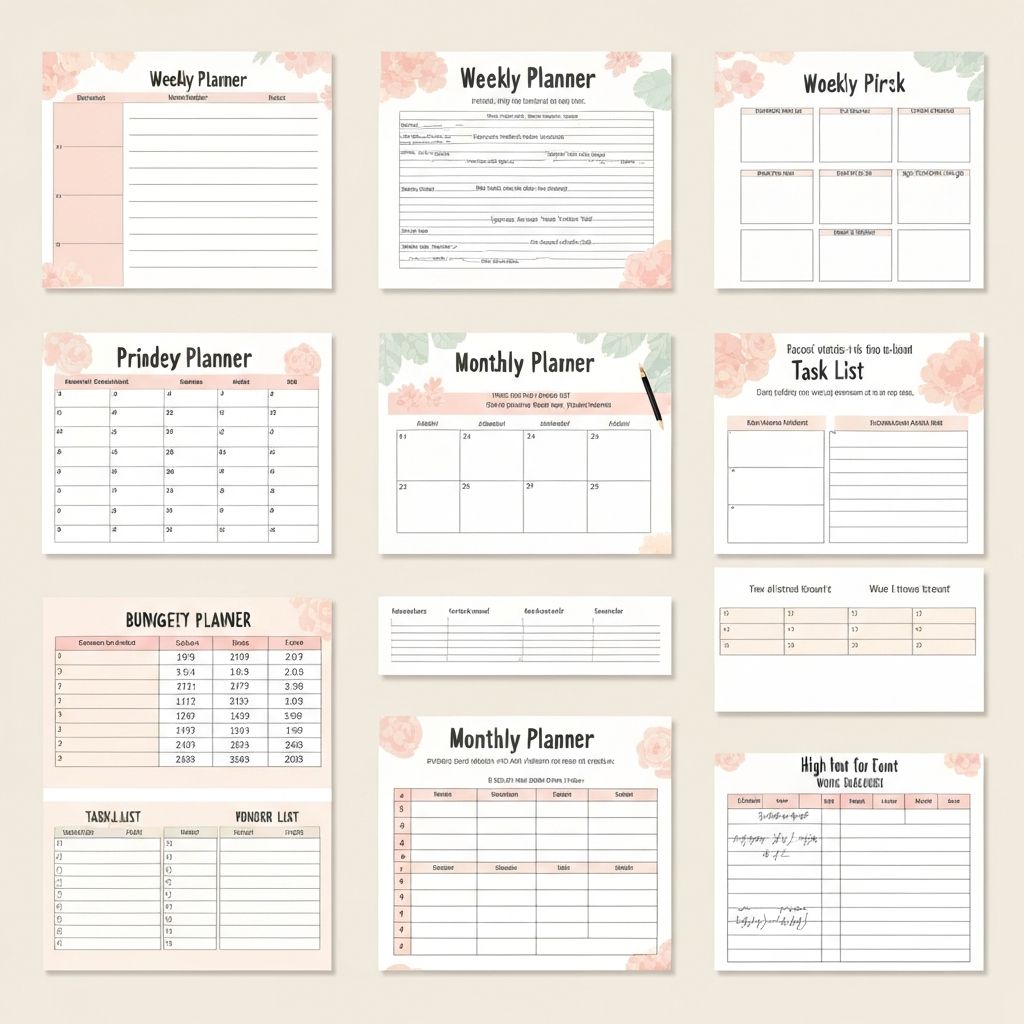 Life Planner Worksheet Bundle